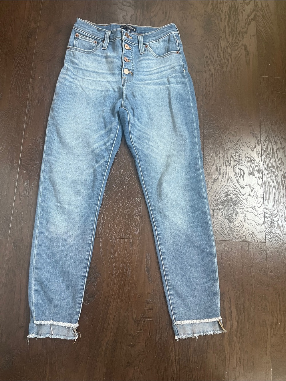 J Crew Mercantile Highest Rise Jean Step Hem 26